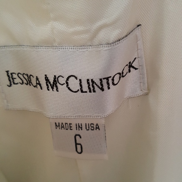 Jessica McClintock formal dress black lace 6 NWT - Picture 3 of 5